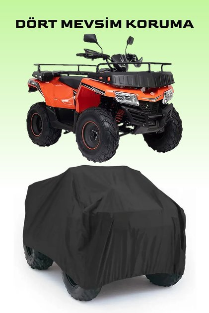 Kanuni Atv 200 U Off Road Atv Waterproof Canvas - Black