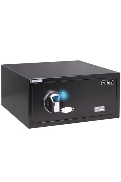 Wide Fingerprint Safe Box, Hotel Size Biometric Safety Box (20x42x37cm) RBFPB20