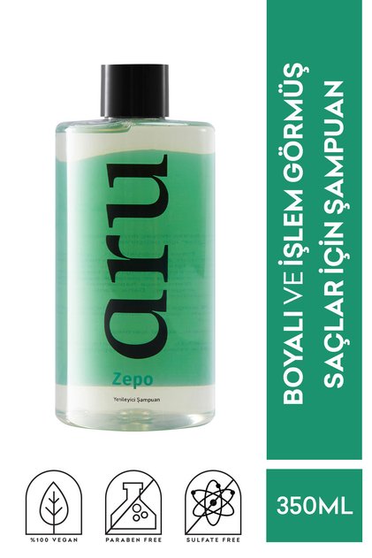 Zepo Dyed Hair Color Protecting Shampoo 350 ml — Sulfate-Free, Salt-Free, Silicone-Free, Vegan, Paraben-Free, Renewing