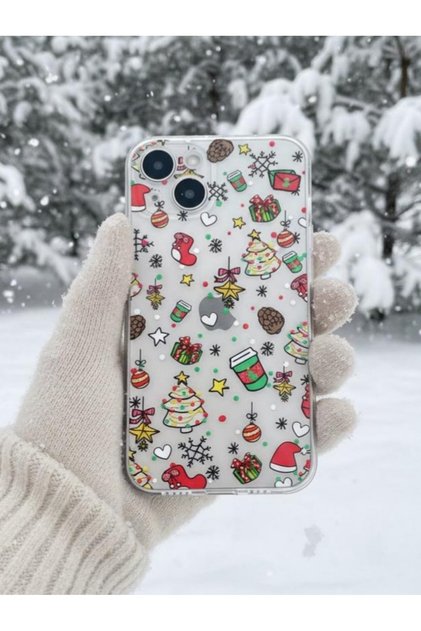 New Year Christmas Gift Phone Case Compatible with iPhone 14 and 13