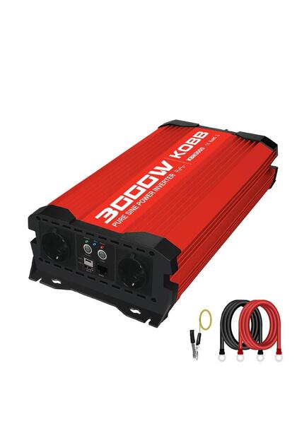 KBN3000 12V/220V 3000Watt Tam Sinüs Dönüştürücü İnvertör