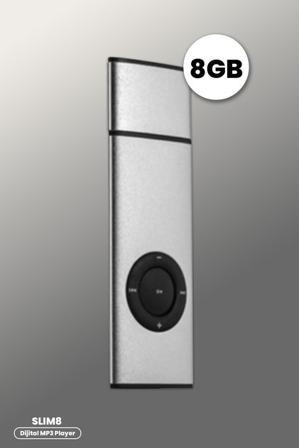 SliM8-MP3 GRİ Digital Player