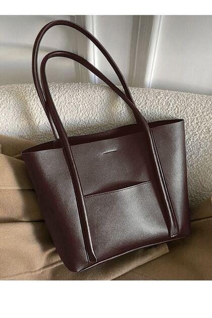 Brown Nested Shoulder Bag