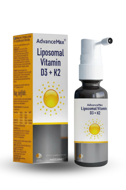 AdvanceMax Lipozomal D3K2 Sprey 30 ml - Fiyatı, Yorumları