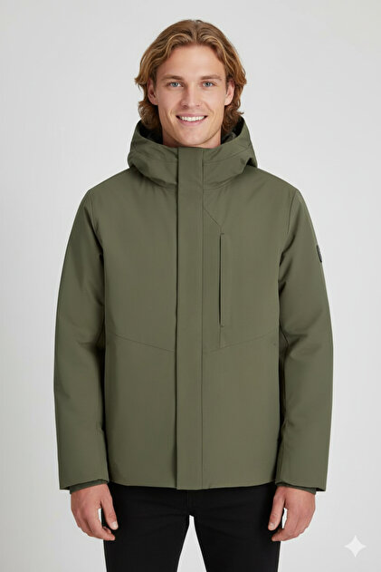 Jack & Jones Yeşil Erkek Mont 12278781_JJEKEEN JACKET AW SN