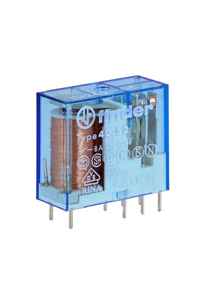 Finder 24V DC 8 A CİFT KONTAK ROLE