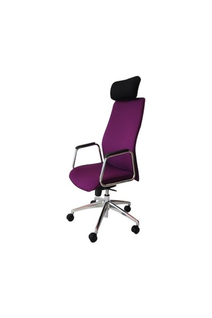 Scaun executiv NUNES, tapițat mov (material textil contract)