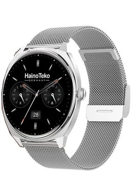 -16 Ultra Slim Smart Watch with AMOLED Display (Silver)
