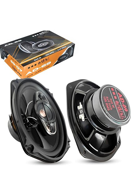 woodstar Oto Hoparlör Oval 6x9 940w Tweeterli 2 Adet Ads Ad-69