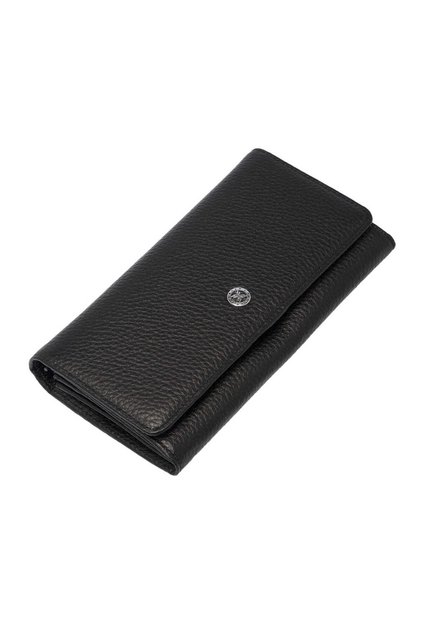 Black Genuine Leather Women's Wallet - S1Cb00005818-A41