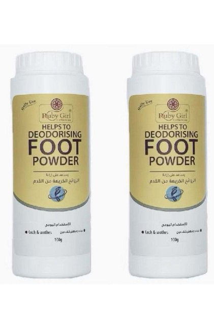 Deodorising Foot Powder, 100g, Pack of 2
