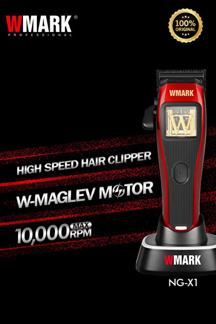 Wmark NG-X1 Vector Motor Hair Clipper (Type-C şarjlı, ekstra siyah