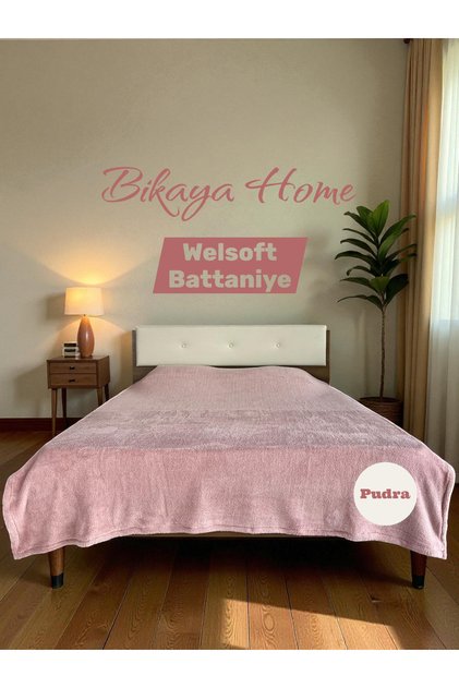 Wellsoft Double Size 200X220 cm Plush Blanket - Soft & Lightweight - with Pvc Bag - 9 Colors