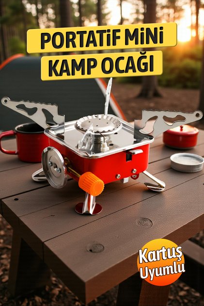 Orcamp Tekli Mini Portatif Ocak Plastik Çantalı 3 Adet 227 gram