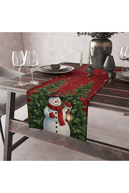 Christmas Table Runner with Snowman 40X150