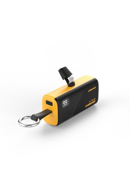 PSM131 5000 mAh Powerbank 20W PD Hızlı Şarj Lightning Soketli Göstergeli Sarı