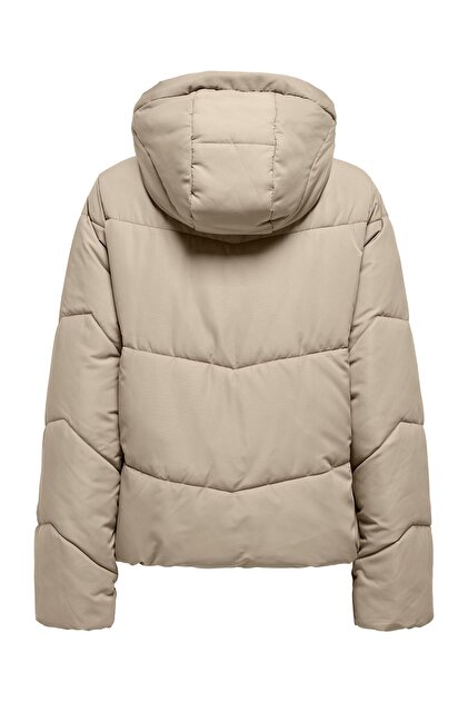 ONLY Dames Onlhope korte puffer jas CC OTW gewatteerd, grijs, M, Grijs, M