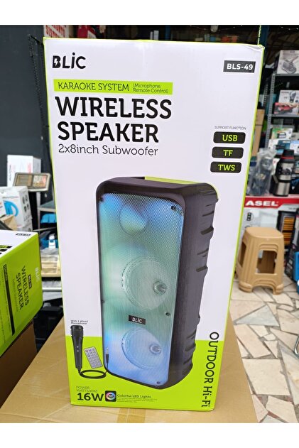 Blic BLS-49 Kablosuz Parti Hoparlörü (Wireless Speaker) - Fiyatı
