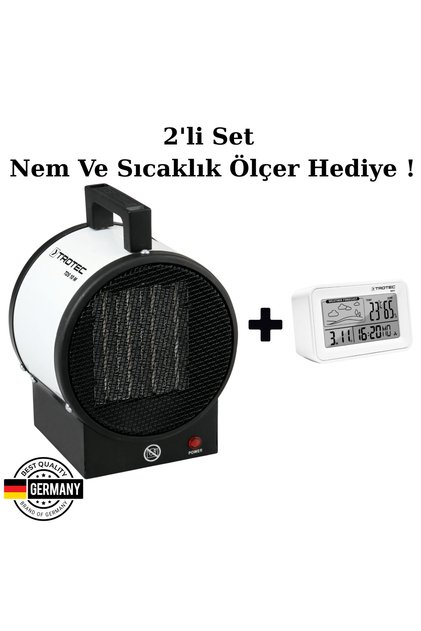 Seramik Isıtıcı TDS 10 M + BZ 01 (Hediye)