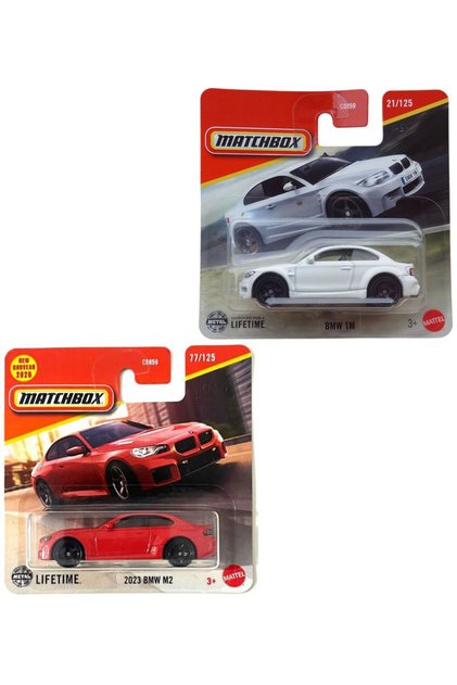 2 Araç Set - Matchbox 2023 BMW M2 & Matchbox BMW M1 (1/64)