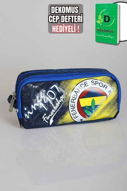 License-Protected Double Compartment Pen Bag 1907 "Dekomus Pocket Notebook with Gift"