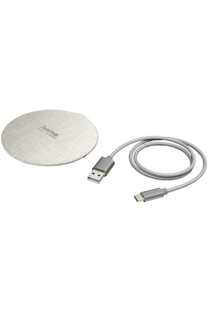 Încărcător wireless metalic FC10, alb