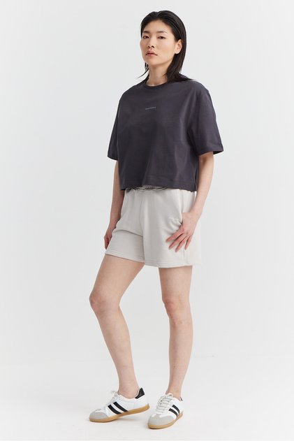 Women's Elastic Waist Printed Shorts