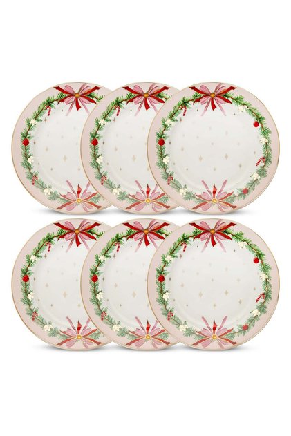 Magic 100 6-Piece Cake Plate Set