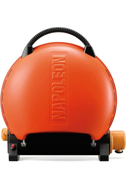 TravelQ TQ2225PO Portable Gas Grill, 225 sq.in, Orange