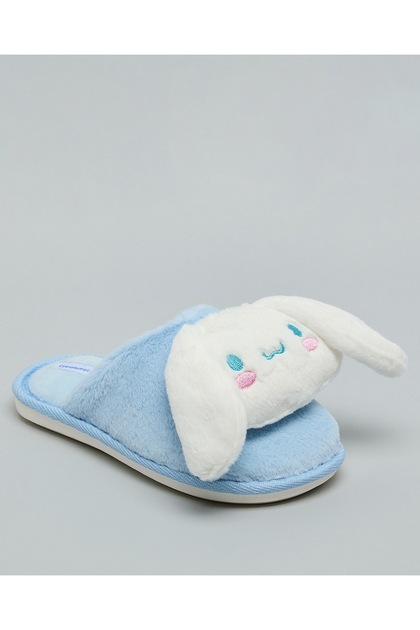 Blue Girl's Cinnamoroll Bedroom Slippers