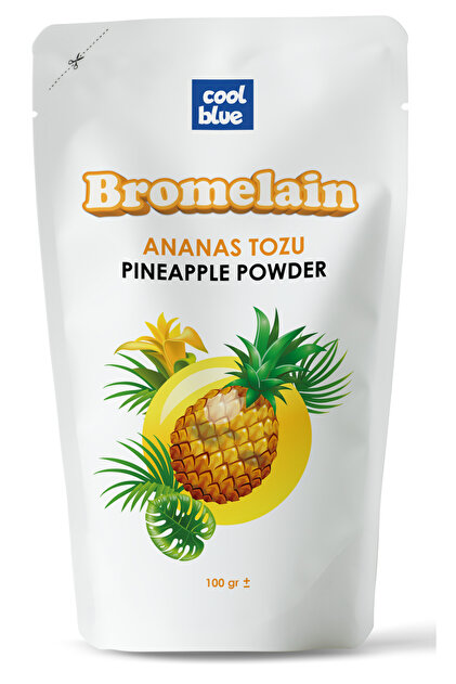 cool blue Bromelain Diyet & Fit Yaşam Rutini İçin 100gr Ananas