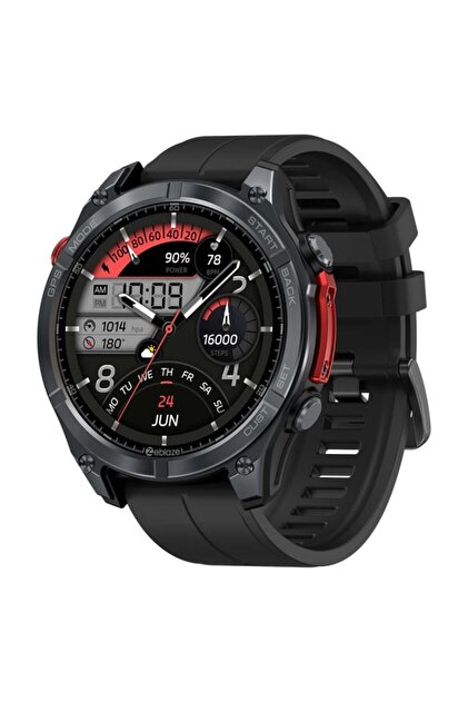 Stratos 4 Black – Ceas inteligent GPS, sticlă AMOLED Gorilla Glass de 1,43”, 6 sisteme de sateliți, ritm cardiac, SpO₂