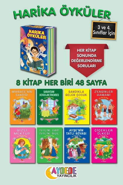 Great Stories - Meb Uyumlu 2. 3. 4. Sınıf Recommended Children's Stories Storybooks 8 Books