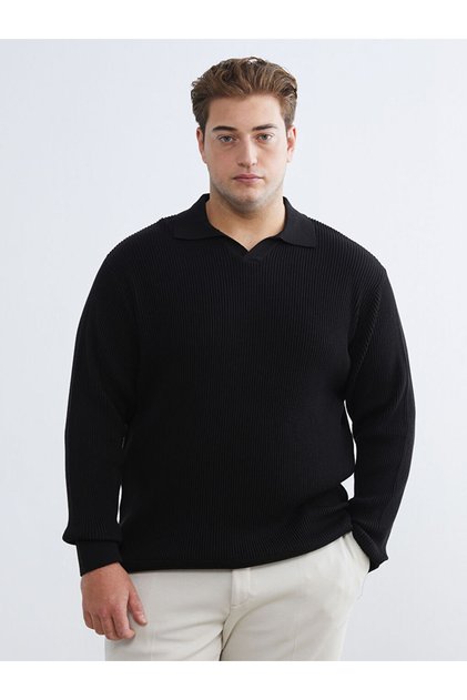 I Devrik Roba Collar Men's Knitwear Sweater from Freezen Store