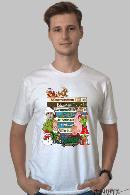 Tricou De Craciun Filme Clasice De Sarbatori Barbat