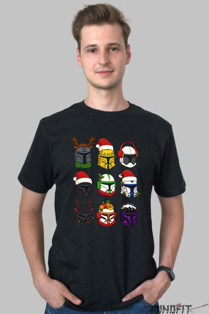 Tricou De Craciun Clone Troopers Sarbatori Galactice Barbat