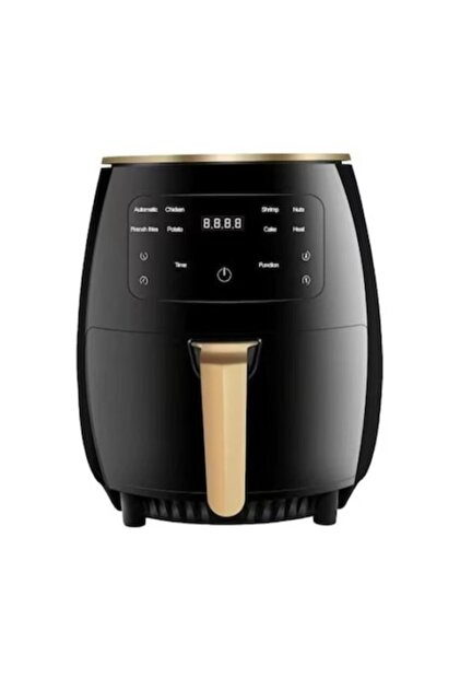 Friteuza cu aer cald, Air Fryer, 2400W, capacitate 6L, afisaj digital, LCD Touch control