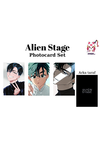 Hara Company Alien Stage Animesi Ivan Anime Photocard Seti
