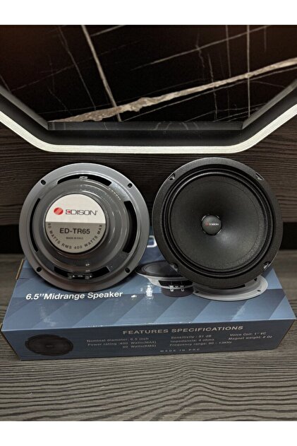 Edison ED-TR65 Oto Midrange 16 Cm 400W Maksimum 80W RMS - Fiyatı
