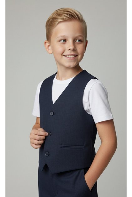 Boy's Classic Vest Viscose Comfort