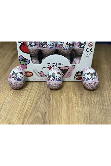 ENHA TİCARET Zaini Hello Kitty And Kuromi Glutensiz Süpriz Yumurta