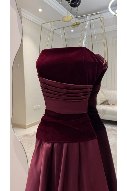 "Magic of Burgundy" double dress