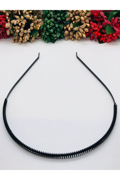 Burgulu Yay Şekilli Unisex Metal Taç Erkek - Kadın Saç tacı