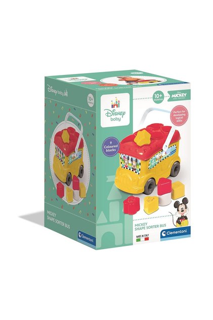 Disney Mickey Yellow Autobuz de sortare a formelor Clementoni