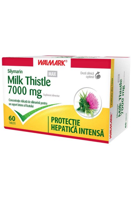 Silimarină Armurariu Max, 60 de comprimate filmate, Walmark