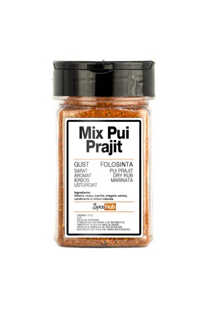 Mix Pui Prajit, condiment premium pentru pui crocant, nuggets si strips, 75g
