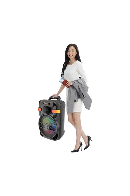 ZQS10102 10 Inch Box BT Speaker Portable Blue Tooth Speaker Outdoor Party Speaker With Led Light