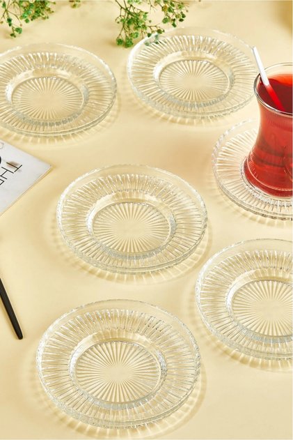 Elysia Tea Saucer, Set of 12, Coaster Compatible with Elysia Tea Cups, Tea Saucer