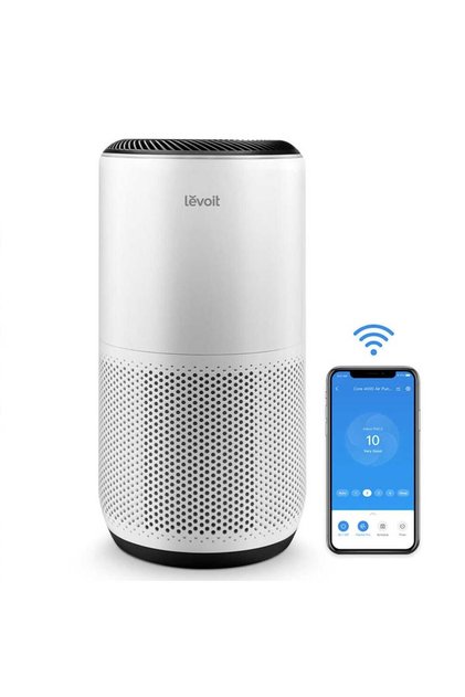 Purificator de aer Smart Core 400S Wi-Fi, Filtru 3 in 1 True HEPA, Carbon Activ, Alb
