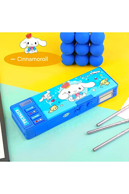 MJ TOYS Sanrio Cinnamoroll Çok Fonksiyonlu Şifreli Kalem Kutusu